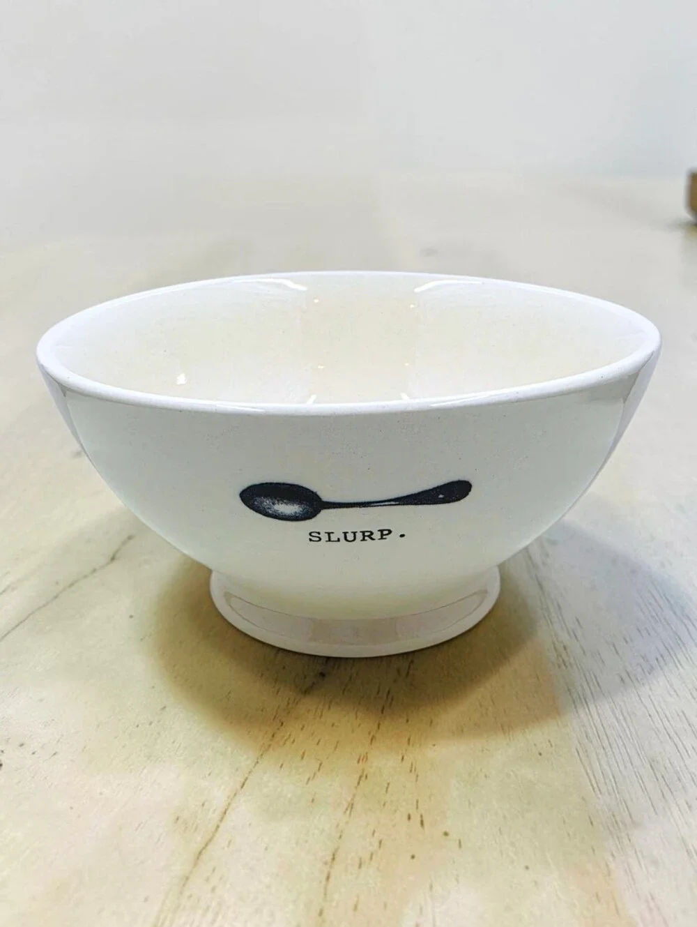 Magenta Rae Dunn SLURP All Purpose Bowl Kitchen Icon Collection Glazed Ceramic